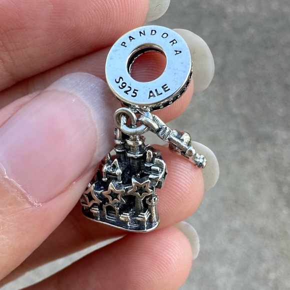 Pandora x Disney Tinkerbell Star Celestial Thimble Silver Charm - Picture 14 of 15